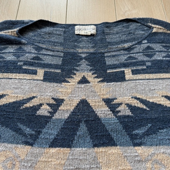 Ralph Lauren Denim & Supply Aztec Jacquard Cotton Lightweight Sweater Women’s M - Picture 8 of 10
